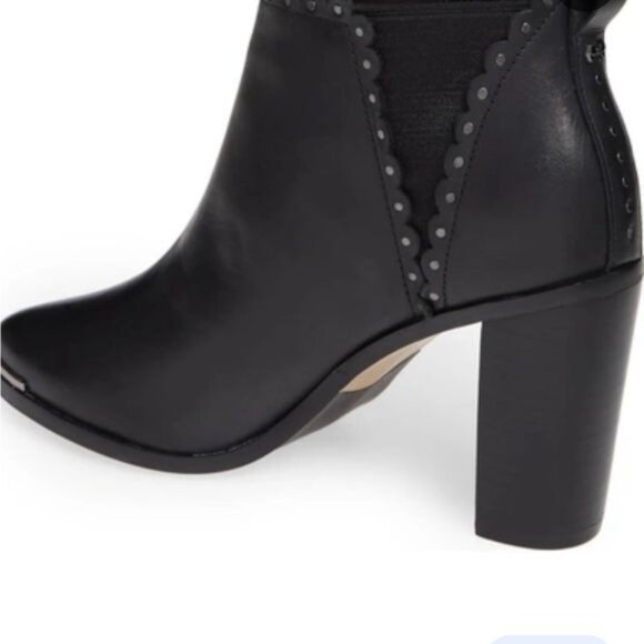Ted Baker London Nurelyl Bootie In Black Leather US Size 5 EU Size 35.5 - Picture 2 of 13